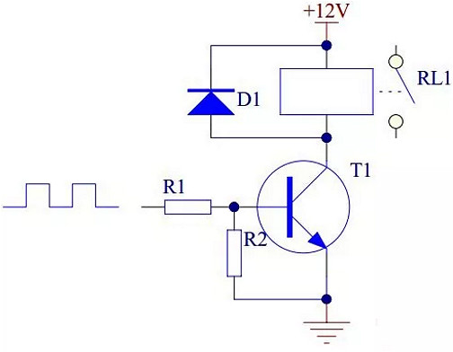 繼電器,晶體管,驅(qū)動(dòng)電路