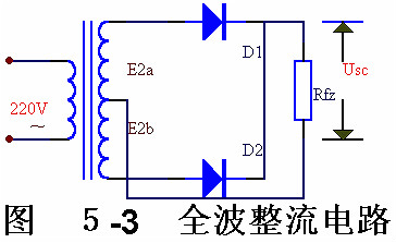 電子電路圖，整流二極管的作用,整流電路