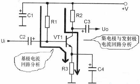 三極管直流電路，三極管交流電路