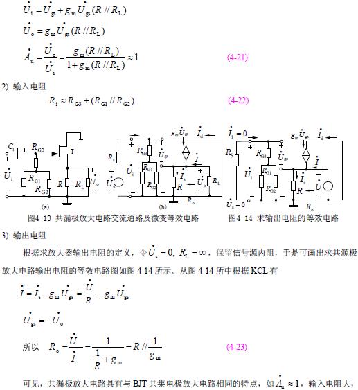 場(chǎng)效應(yīng)管放大電路