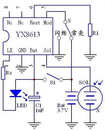 LED燈調(diào)光模擬電路