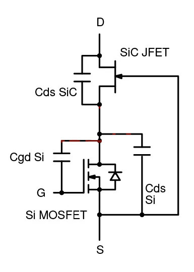 MOSFET開關(guān) 共源共柵拓撲 米勒效應(yīng)