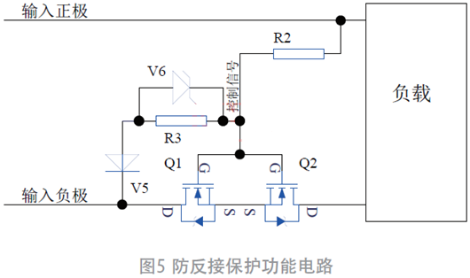 過欠壓、防反接電路