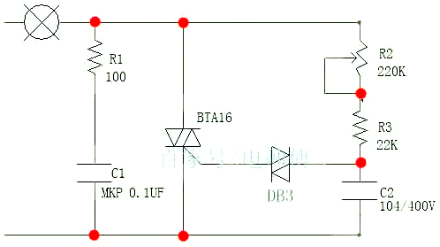 可控硅調(diào)壓電路