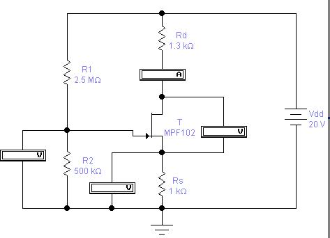 結(jié)型場(chǎng)效應(yīng)管JFET偏置電路介紹